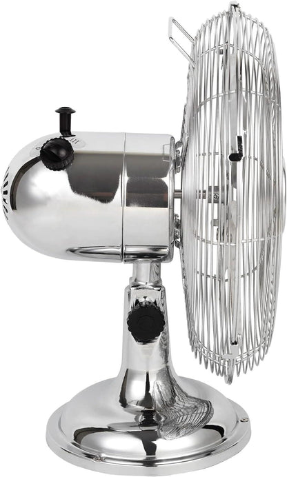 Igenix 12" Chrome Desk Fan