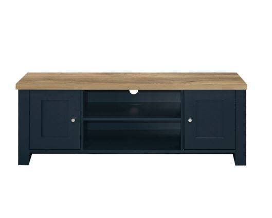 Highgate Large TV Unit - Navy