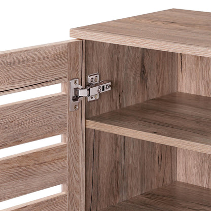 Euston 2 Door Shoe Cabinet - Sanremo Oak