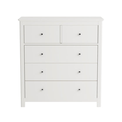 Nairn White 2+3 drawer chest of drawers