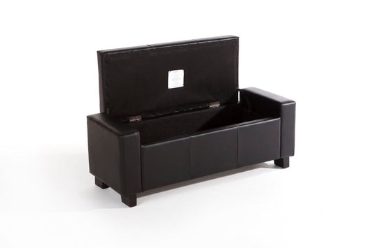 Vanessa Ottoman Bench-Black