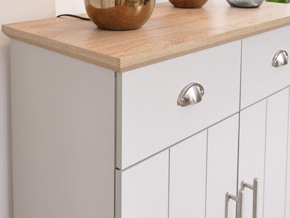 Kinsley Compact Sideboard-Grey