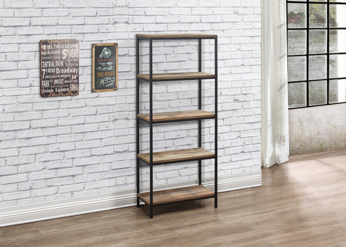 Downtown 5 Tier Bookcase
