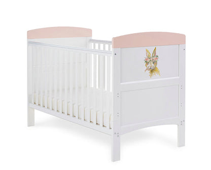 Rabbit Pink Cot Bed