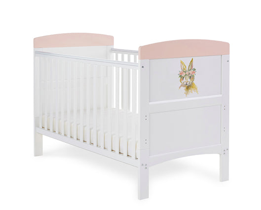 Rabbit Pink Cot Bed