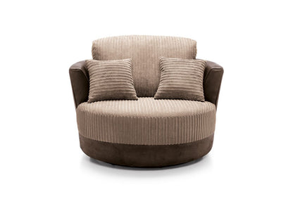Sofia Swivel Chair - Brown