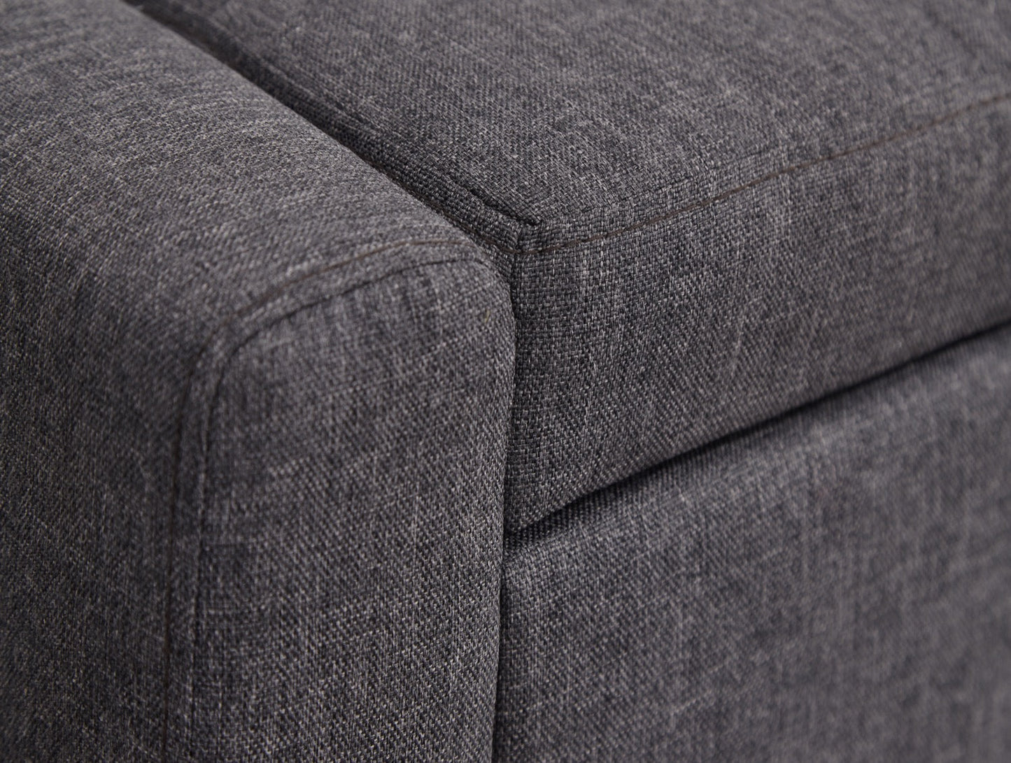 Vanessa Ottoman Bench-Charcoal