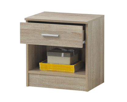 Original Nightstand with 1 Drawer-Oak