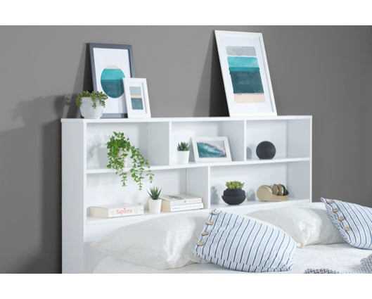 AJ King Storage Bed - White