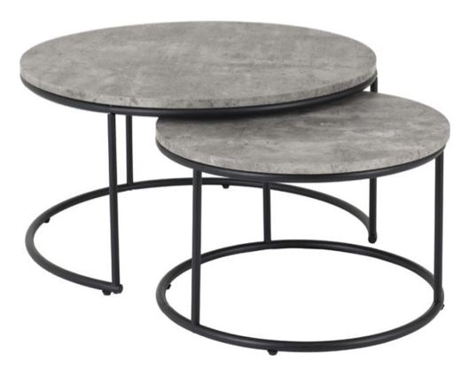 Ashton Round Coffee Table Set 