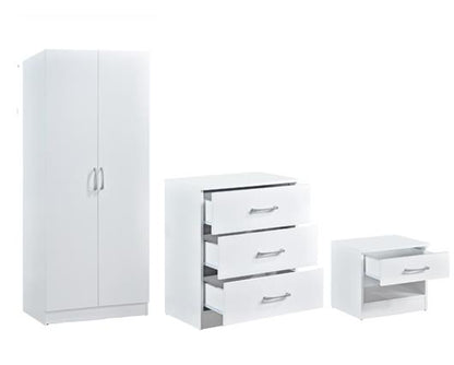 Highbury 3 Piece Bedroom Set - White