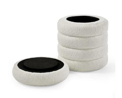 Hailey Ivory Boucle Upholstered 40cm Storage Stool