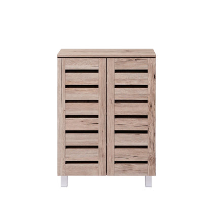 Euston 2 Door Shoe Cabinet - Sanremo Oak