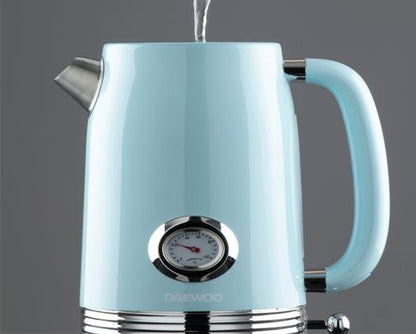 Daewoo Denver 1.5L 3kW Kettle Sky Blue