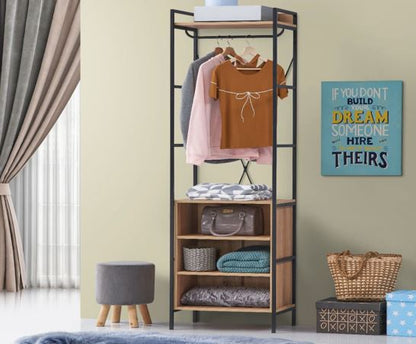 Cohen Open Wardrobe- Riveria Oak