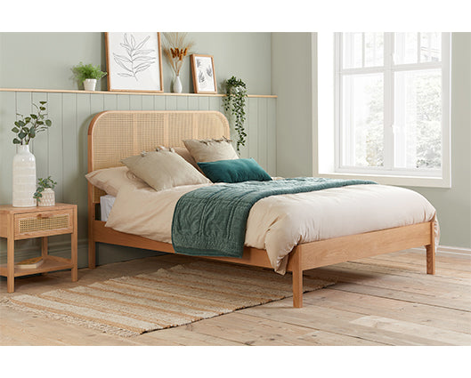 Michelle Super King Rattan - Oak