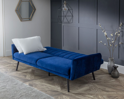 Blue Velvet Sofabed