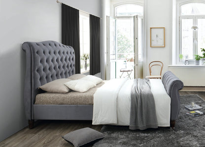 Compton Super King Bed - Grey