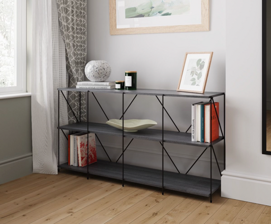 Leyla Cube Shelving Unit- Grey