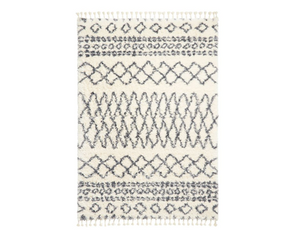 Ava Ivory/Grey - 160cm x 220cm