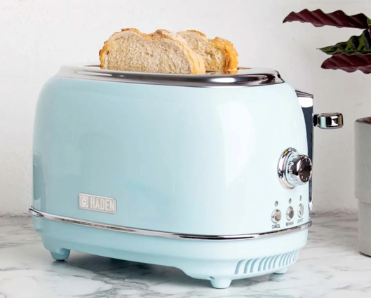 Haden Heritage 2 Slice Toaster Turquoise