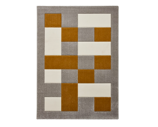 Brooke Grey/Yellow - 80cm x 150cm