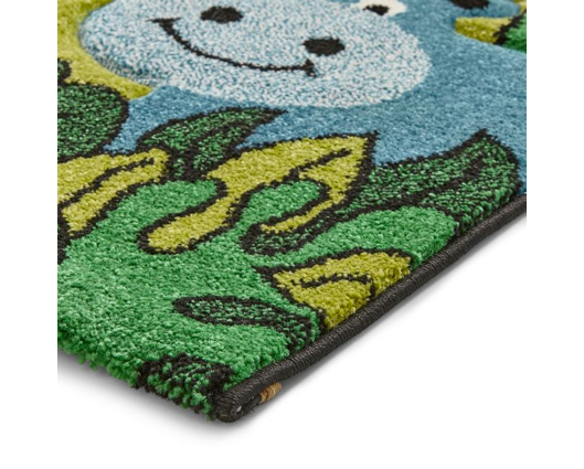 Safari Animals Kids Rug - Green - 120cm x 170cm 