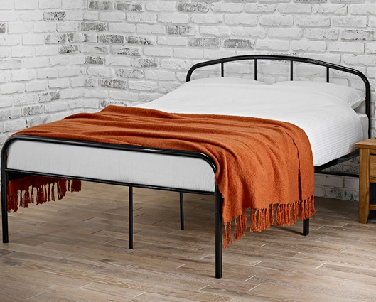 Malea Small Double Bed Black