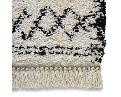 Eccentric Rug Black/White- 200cm x 290cm