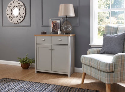 Lachlan Compact Sideboard-Grey