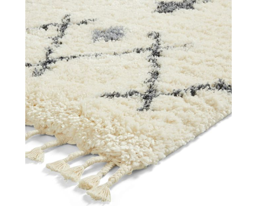 Austin Ivory/Grey - 80cm x 150cm