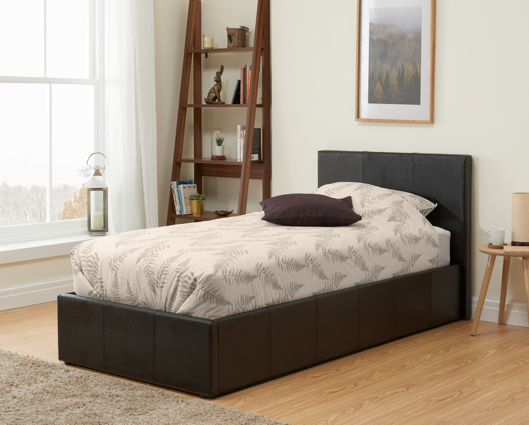 Barney Ottoman Single Bed - Brown