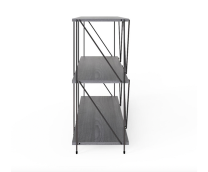 Leyla Cube Shelving Unit- Grey