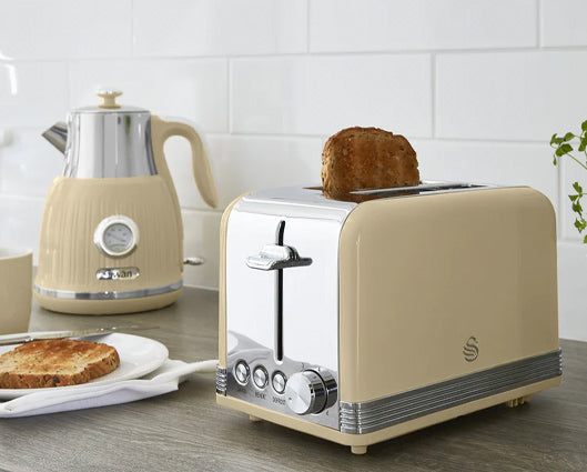 Swan Retro 2 Slice Toaster Cream