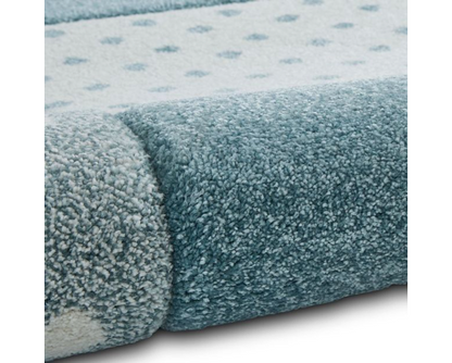 Moon + Stars Kids Rug - Blue - 120cm x 170cm 