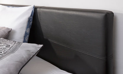 Single End Lift Ottoman Bed-Black