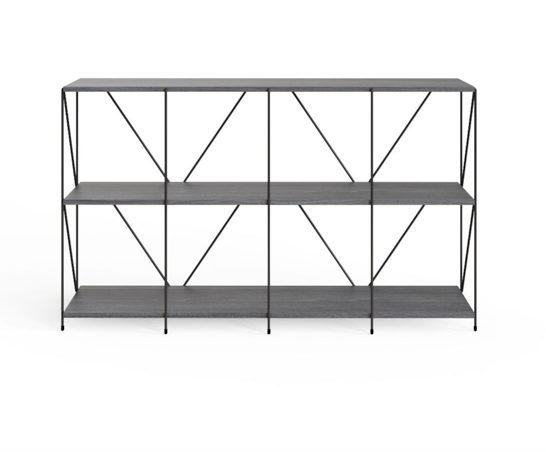 Leyla Cube Shelving Unit- Grey