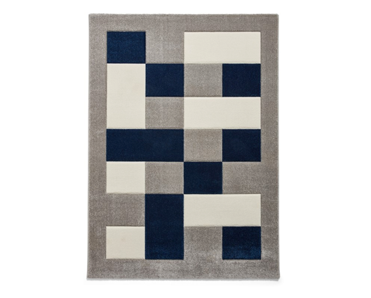 Brooke Grey/Navy - 60cm x 120cm