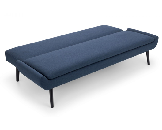 Georgine Curled Base Sofabed-Blue