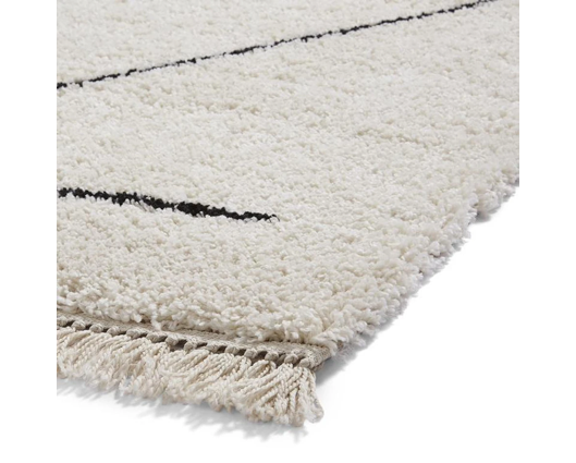 Baxter White/Black - 160cm x 220cm