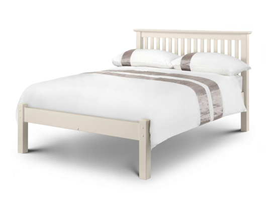 Bailey Low Foot End Single Bed - White