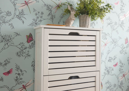 Ben 3 Tier Shoe Cabinet-White