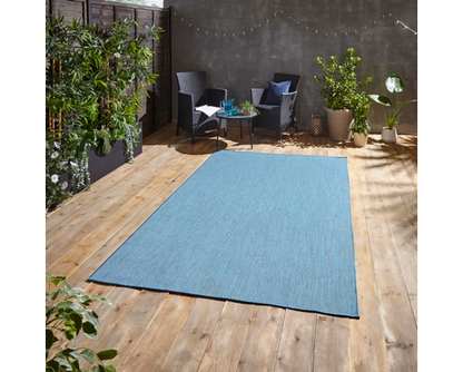 Poppy Outdoors Blue - 120cm x 170cm