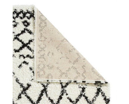 Scarlett White/Black - 120cm x 170cm
