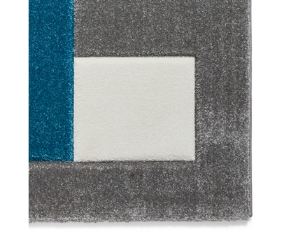 Brooke Grey/Blue - 60cm x 120cm