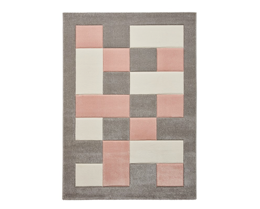 Brooke Grey/Rose - 60cm x 120cm