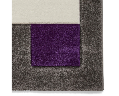 Brooke Grey/Purple - 60cm x 120cm