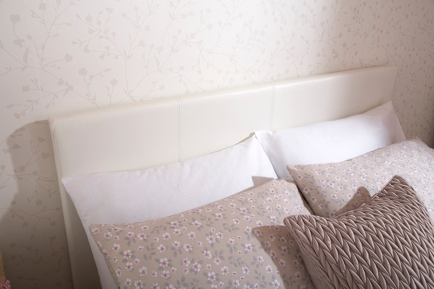 Simple Small Double Bed in a Box-White