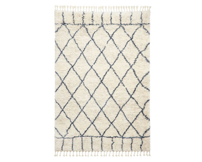 Asher Ivory/Grey - 160cm x 220cm