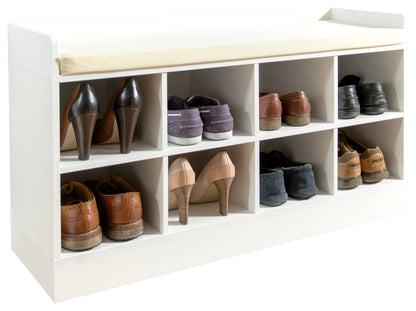 Kayleigh Shoe Bench-White